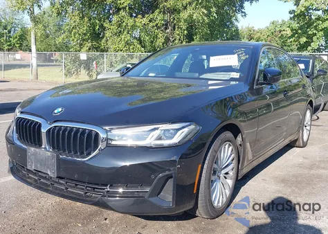 2021 BMW 530I xDrive из США, поврежденный, VIN WBA13BJ07MCF80244